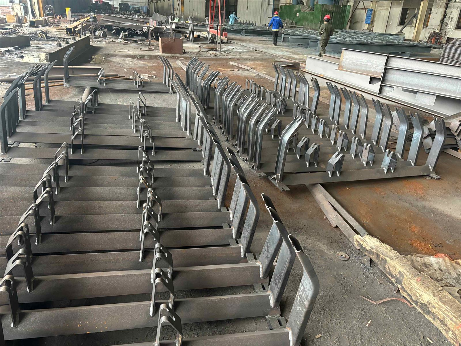 Custom-made Belt Conveyor Roller Frames For Customers.